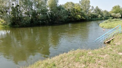 Центральний пляж річки Стир в Луцьку