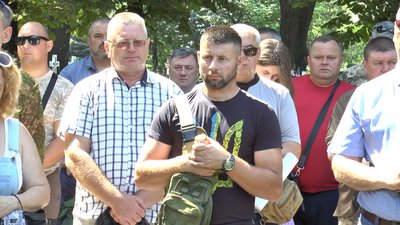 У Франківську вшанували пам’ять загиблого на Сході військового Юрія Барана У Франківську вшанували пам’ять загиблого на Сході військового Юрія Барана