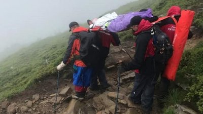 На Прикарпатті в горах травмувалася туристка з Білої Церкви
