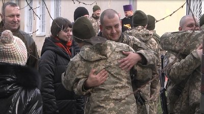 24 військовослужбовці Тернопільської служби правопорядку поїхали в зону ООС