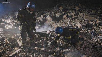 Працівники ДСНС у Покровську