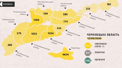 COVID-19 на Буковині: географія поширення COVID-19 на Буковині: географія поширення