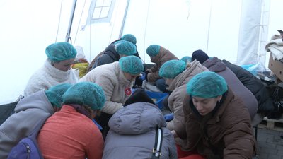 В Івано-Франківську "мальтійці" розгорнули польову кухню