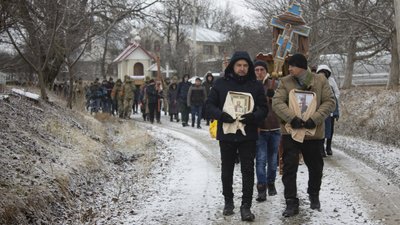 У селі на Буковині попрощались з померлим учасником АТО Ігорем Мацкуляком