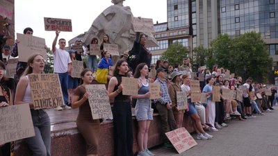 Протест, звільнення міністра оборони, Михайло Федоров, Франківськ