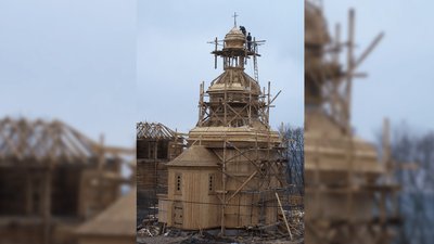Церква на території цитаделі в Батурині Церква на території цитаделі в Батурині