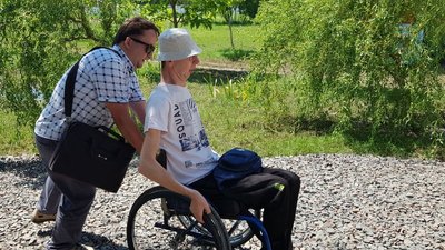 У Херсоні перевірили доступність пляжів для людей з інвалідністю У Херсоні перевірили доступність пляжів для людей з інвалідністю