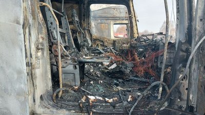 Вибух на АЗС в Харківській області: пожежа ще не ліквідована Вибух на АЗС в Харківській області: пожежа ще не ліквідована
