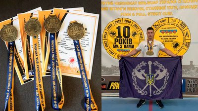 Чотири золота виборов прикарпатець на Чемпіонаті WPA України з пауерліфтингу