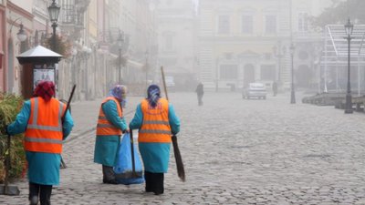 Двірники у Львові