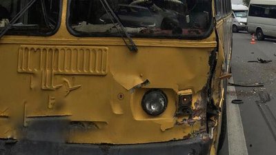 ДТП на вулиці Кам’янецькій в районі обласної філармонії. Фото: управління патрульної поліції в Хмельницькій області
