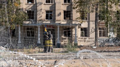Центр міста Дружківка на Донеччині 4 вересня 2026 року.