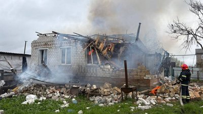 пошкоджений будинок у балаклії