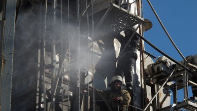 На Одещині горіло зерносховище: вогонь гасили 40 рятувальників