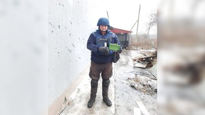 Старший сапер Олександр Борисенко "Кракен" підірвався на міні у грудні 2022 року на Харківщині. Чоловік втратив частину ноги Старший сапер Олександр Борисенко "Кракен" підірвався на міні у грудні 2022 року на Харківщині. Чоловік втратив частину ноги