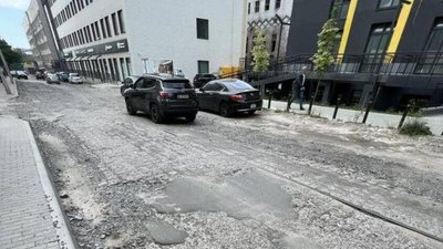 Ремонт вулиці Залізничної у Львові