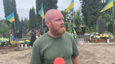 Андрій Мельник, побратим бійця Андрія Олекшія Андрій Мельник, побратим бійця Андрія Олекшія