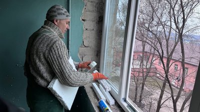Удар дронами, пошкоджені вікна, Дніпро