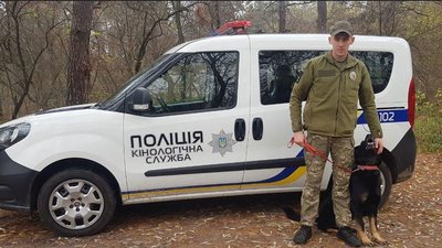 На Черкащині службовий собака допоміг поліції затримати крадіїв