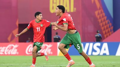 Збірна Марокко U17 з футболу під час розгромного матчу з Новою Каледонією (16:0).