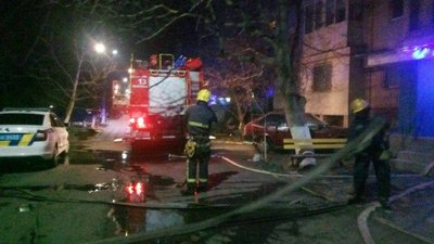 Пожежа у багатоповерхівці в новорічну ніч на Херсонщині