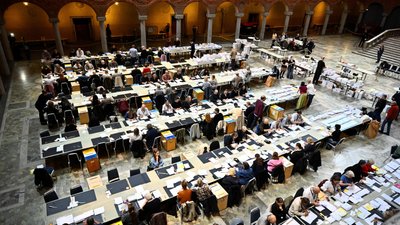 Швеція, парламентські вибори, підрахунок голосів