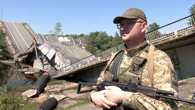 Начальник відділу прикордонної служби "Дніпровське" Ігор Шило Начальник відділу прикордонної служби "Дніпровське" Ігор Шило