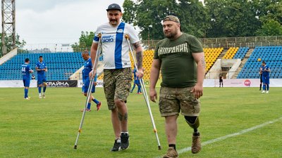 Військові на прощальному матчі Селезньова Військові на прощальному матчі Селезньова