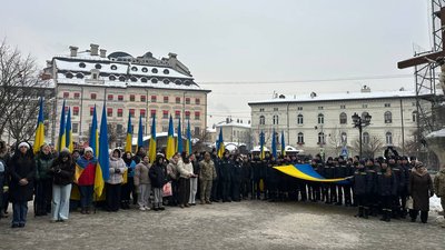 Урочистості до Дня соборності України у Львові