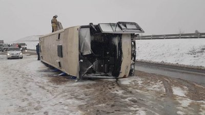 В Росії в аварії з автобусом постраждали українці В Росії в аварії з автобусом постраждали українці