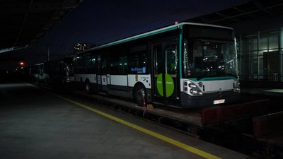 На Київщину прибула нова партія автобусів з Франції