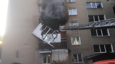В Івано-Франківську горів житловий будинок. Є загиблий