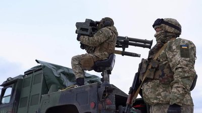Під Бахмутом нацгвардійці знищили російський гелікоптер