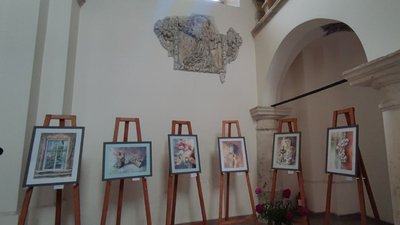 Експозиція виставки Ірини Панашій Експозиція виставки Ірини Панашій