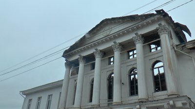 Щодо пожежі у Полтаві в історичній будівлі тривають експертизи