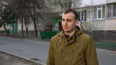 Володимир Атаманюк, працівник підприємства "ЖЕО №2" Володимир Атаманюк, працівник підприємства "ЖЕО №2"