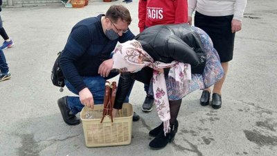 У Запоріжжі греко-католики та віряни східного обряду освятили Великодні кошики