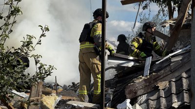 Наслідки удару КАБами в Сумах 16 вересня
