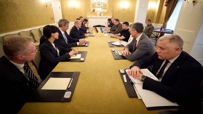 Зустріч української та німецької делегацій на полях саміту НАТО, Вашингтон, США