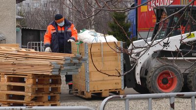У Богородчанах продовжують згортати мобільний госпіталь У Богородчанах продовжують згортати мобільний госпіталь