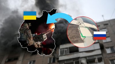 Флеш про застосування на Чернігівщині російських БПЛА Молнія на Старлінку
