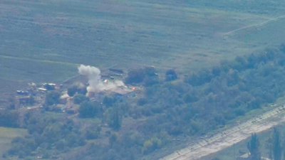 На Донецькому напрямку морські піхотинці знищили склад з боєкомплектом та особовий склад російських окупантів