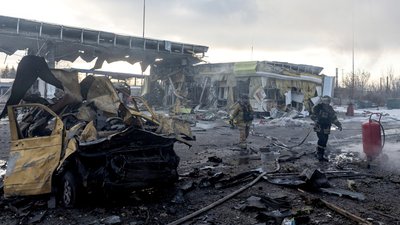 Обстріл міста Краматорськ на Донеччині