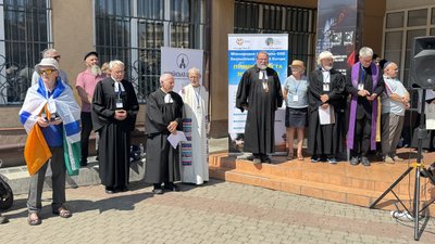 Акція, молитва, євреї, Голокост, ратуша, Франківськ