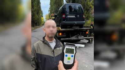 у Чернігові відсторонили від керування п'яного водія