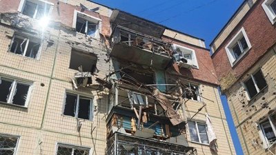 обстріл, війна, Нікополь