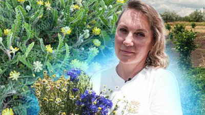 Лікувальний гель із рослин вирощує садівниця на Миколаївщині