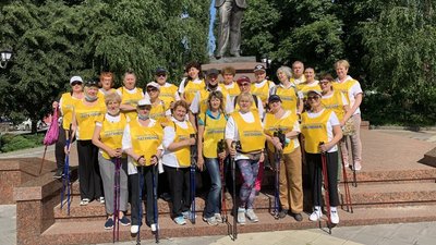 Кропивничани долучилися до встановлення рекорду України зі скандинавської ходьби