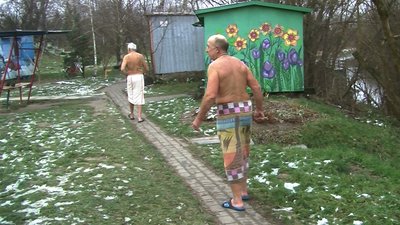 Як загартовуються луцькі "моржі" взимку Як загартовуються луцькі "моржі" взимку