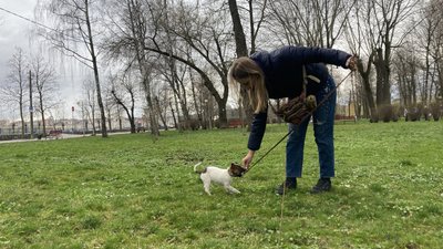 Ольга Коновал і пес Бублик, Тернопіль, 25 березень, 2024 Ольга Коновал і пес Бублик, Тернопіль, 25 березень, 2024